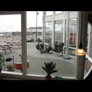 Mittagessen während einer Regenpause